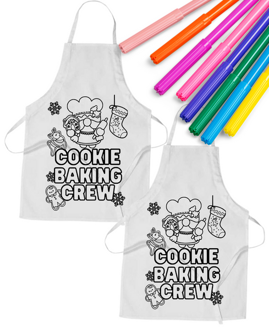 Christmas Coloring Bundle  Cookie Baking Crew with Washable Markers